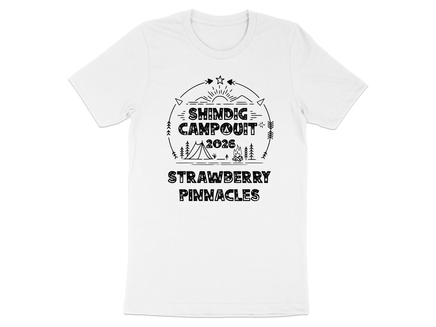 Shindig Campout 2026 Strawberry Pinnacles Shirt