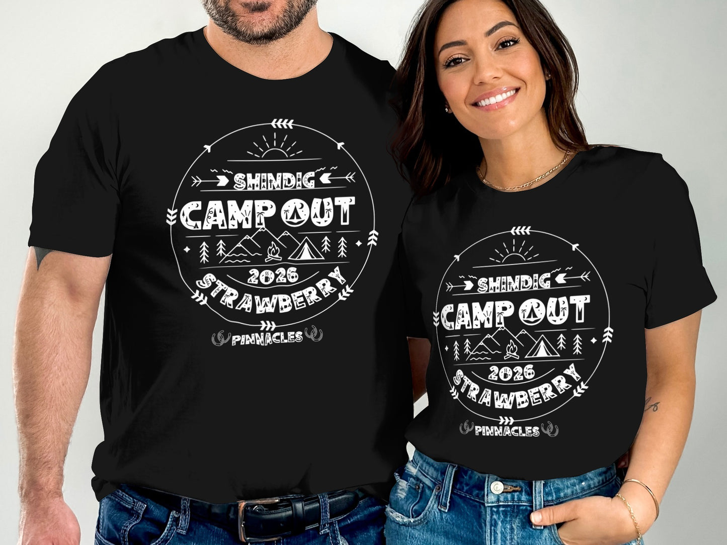 Shindig Campout 2026 Strawberry Pinnacles T-Shirt