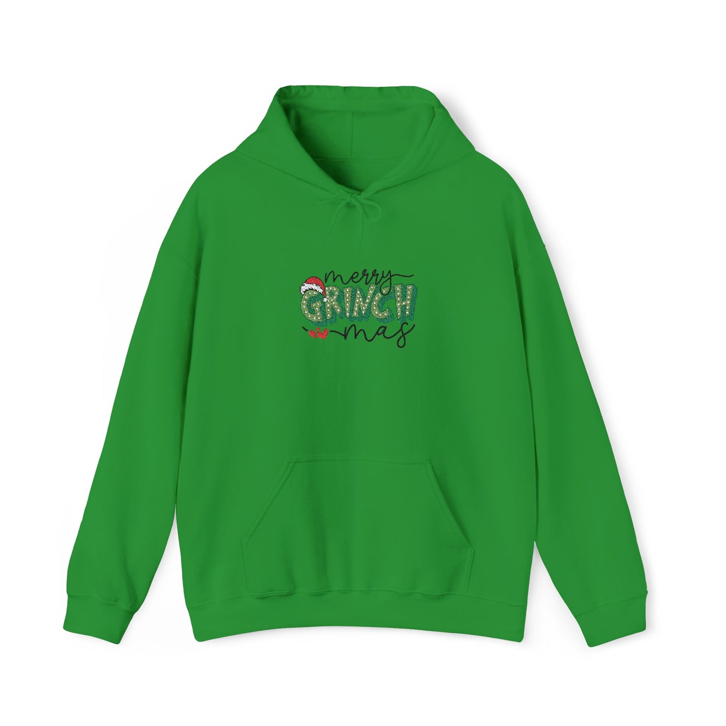 Merry Grinchmas Hoodie - Festive Green Grinch Christmas Sweatshirt - Unisex Holiday Gift