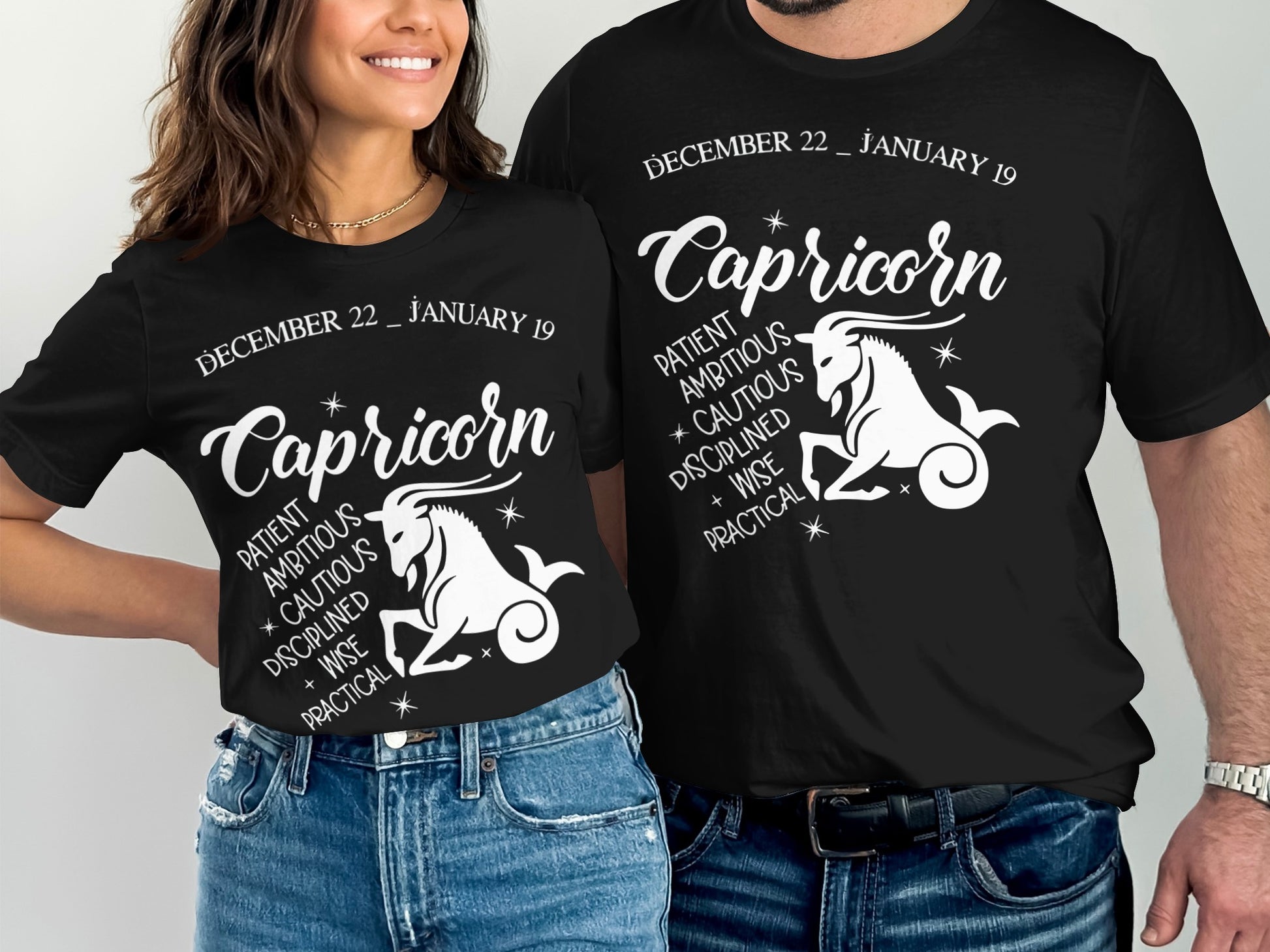 Capricorn Zodiac Sign Printed Shirt December 22 to January 19