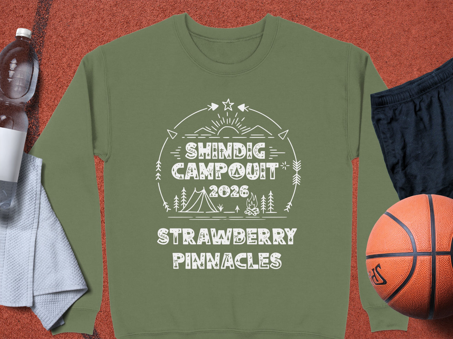 Shindig Campout 2026 Strawberry Pinnacles Sweatshirt
