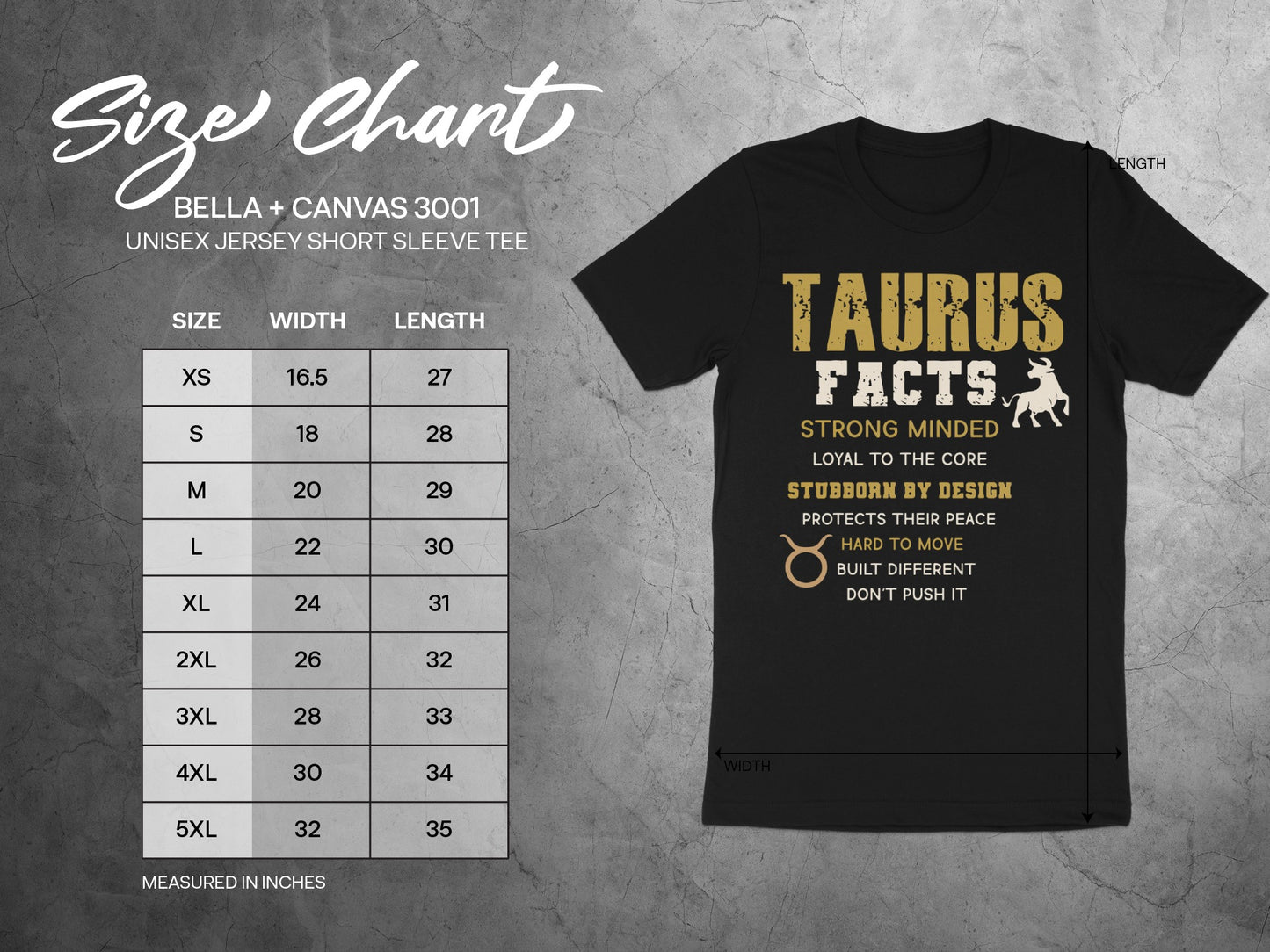 Taurus Facts Strong Minded Loyal Stubborn T-Shirt