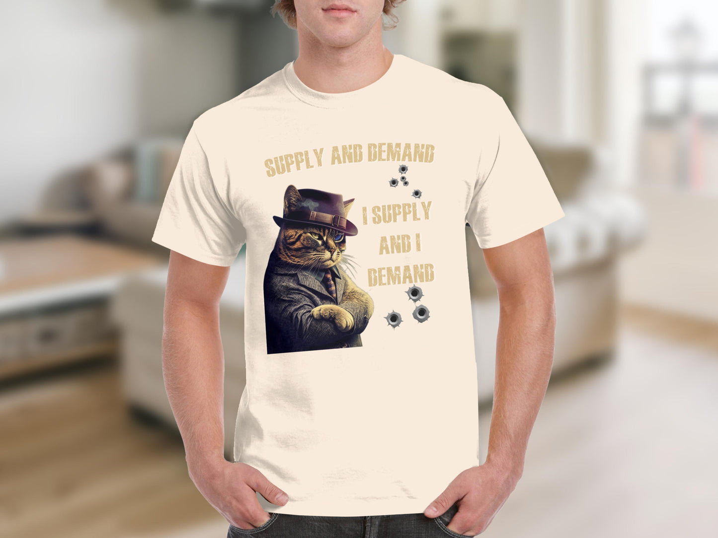 Gangster Cat Supply AND Demand I Supply AND I Demand T-Shirt product type