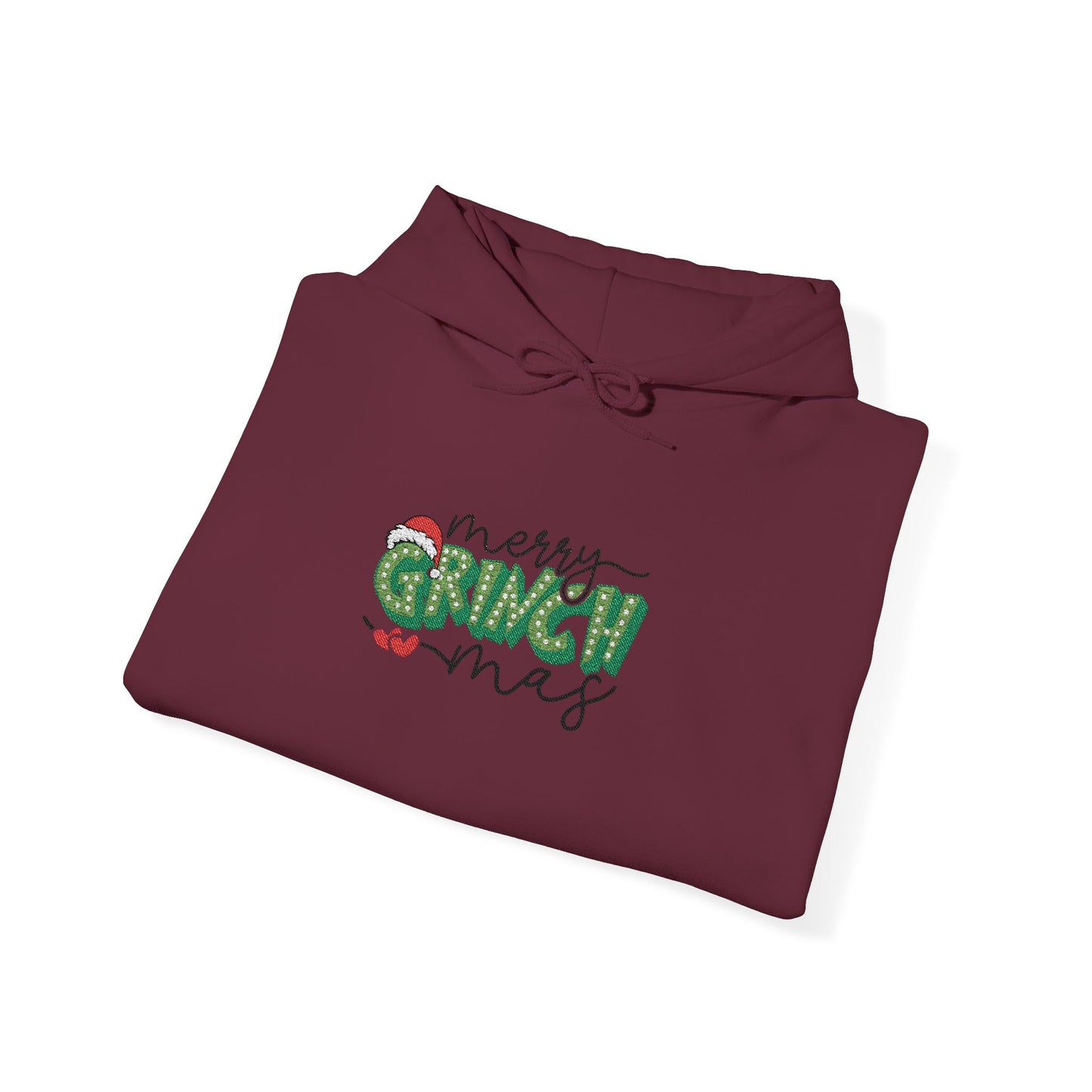 Merry Grinchmas Hoodie - Festive Green Grinch Christmas Sweatshirt - Unisex Holiday Gift