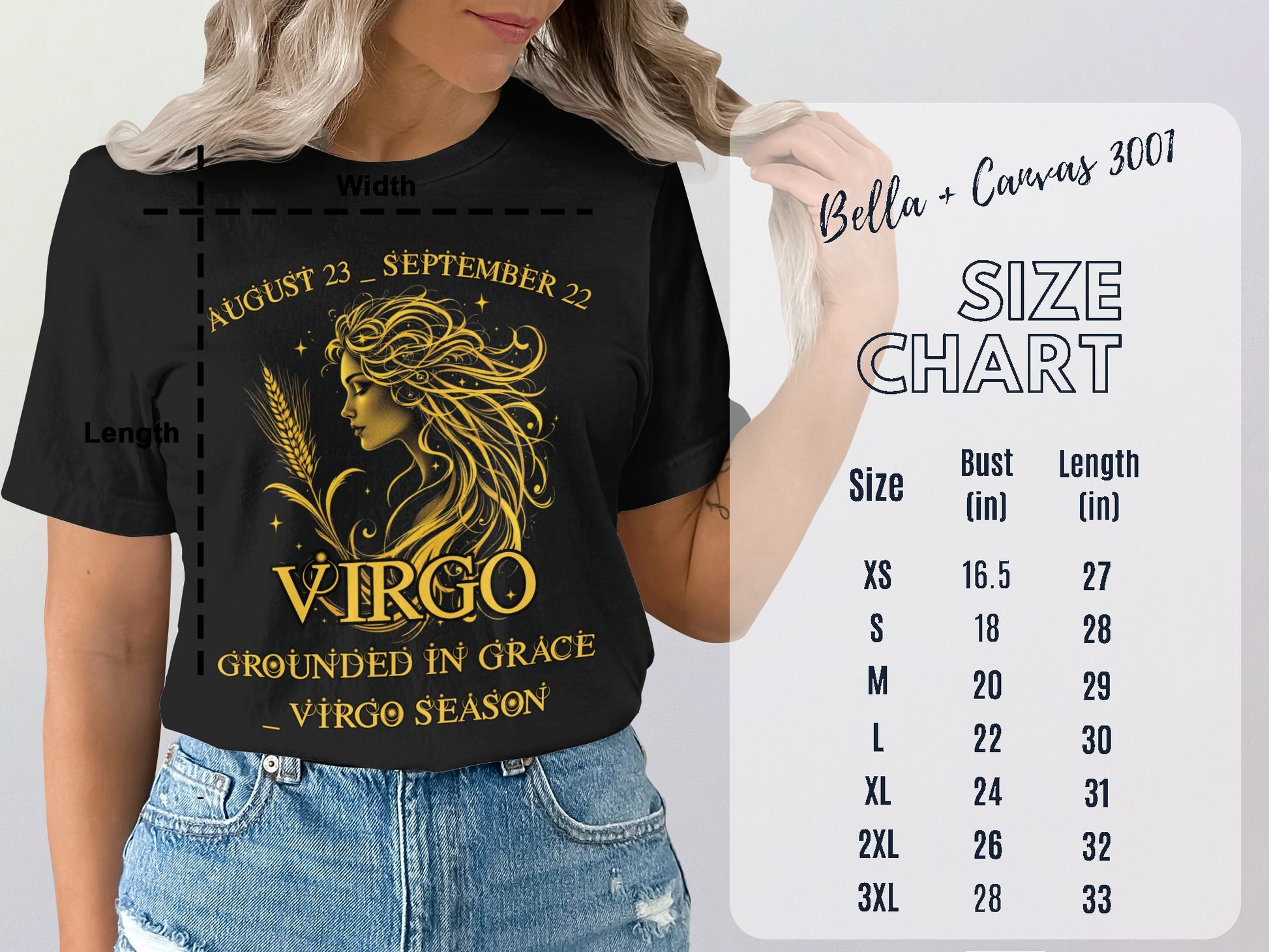 Virgo Grounded In Grace Virgo Season T-shirt