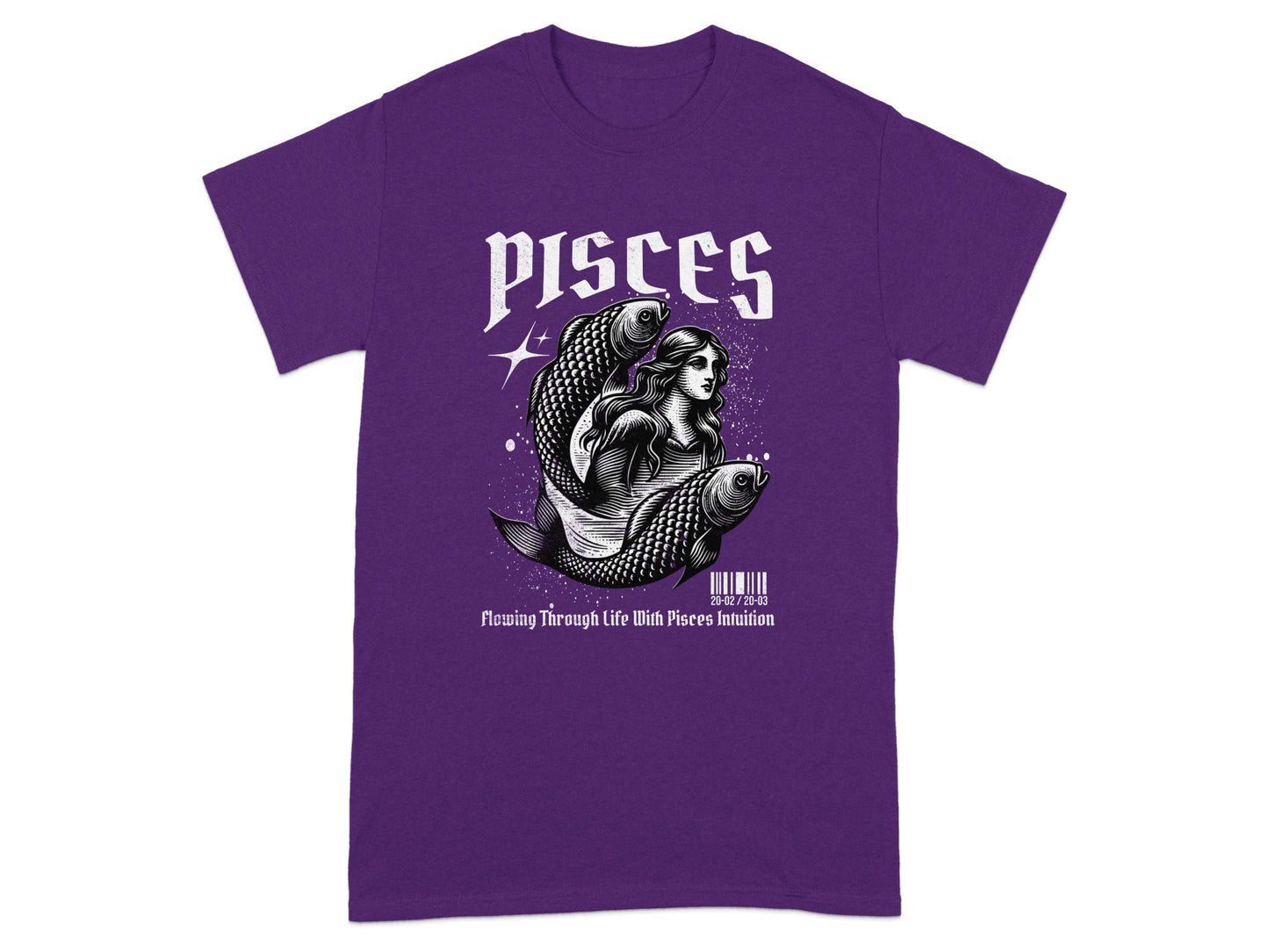 PISCES Flowing Through Life With Pisces Intuition T-Shirt