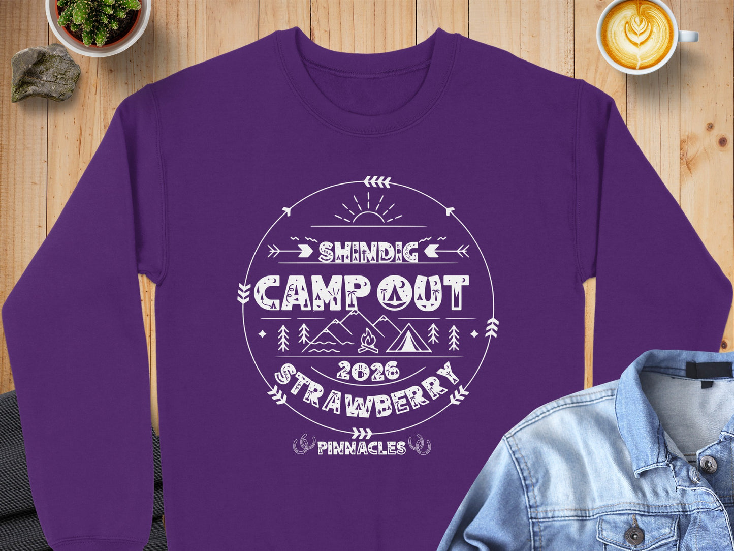 Shindig Camp Out 2026 Strawberry Pinnacles shirt