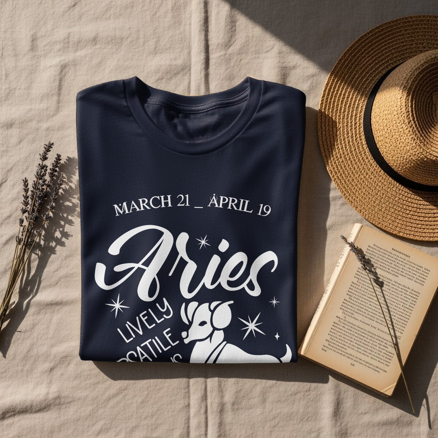Aries Zodiac Sign Astrology March April T-Shirt