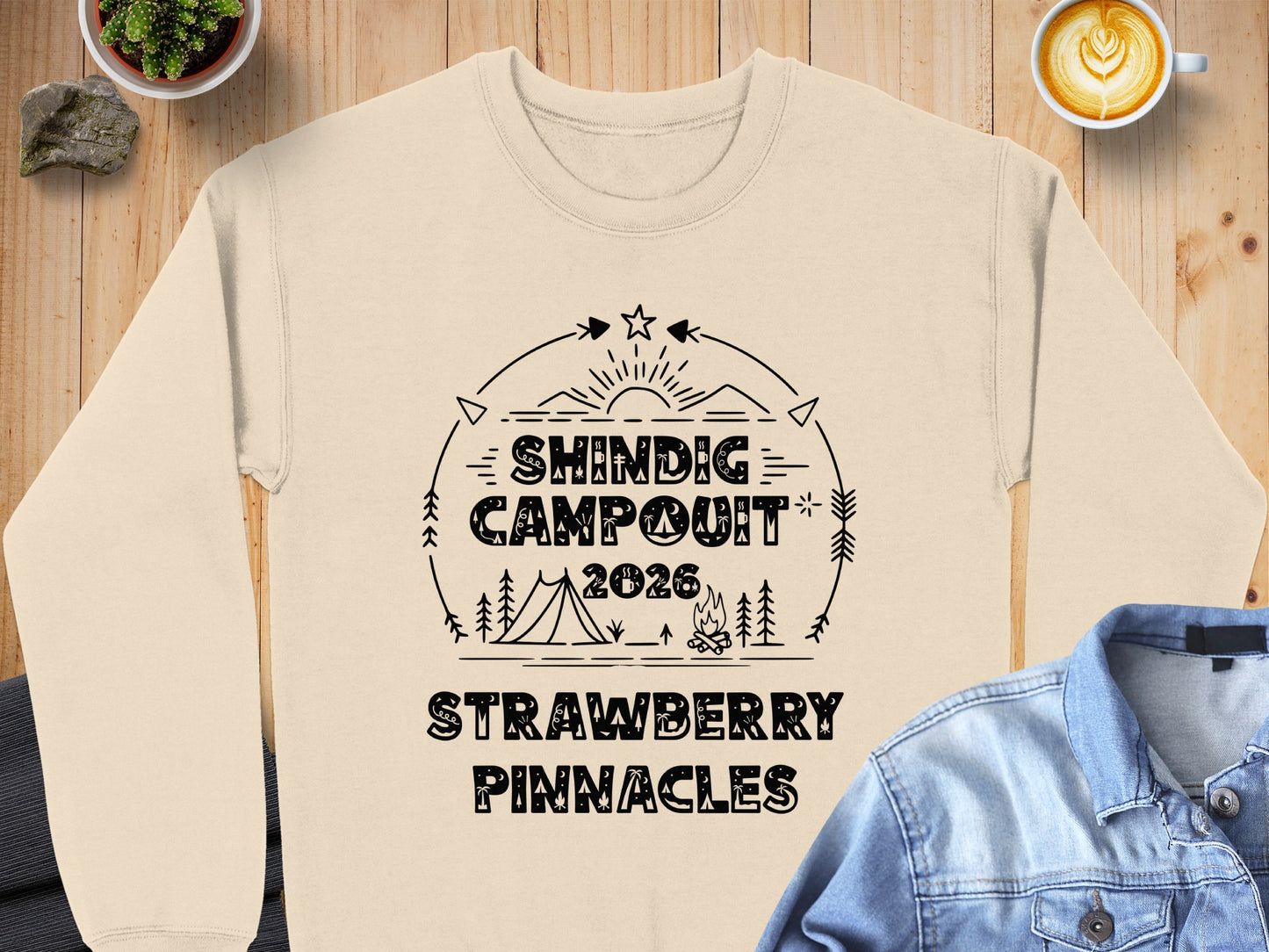Shindig Campout 2026 Strawberry Pinnacles Sweatshirt