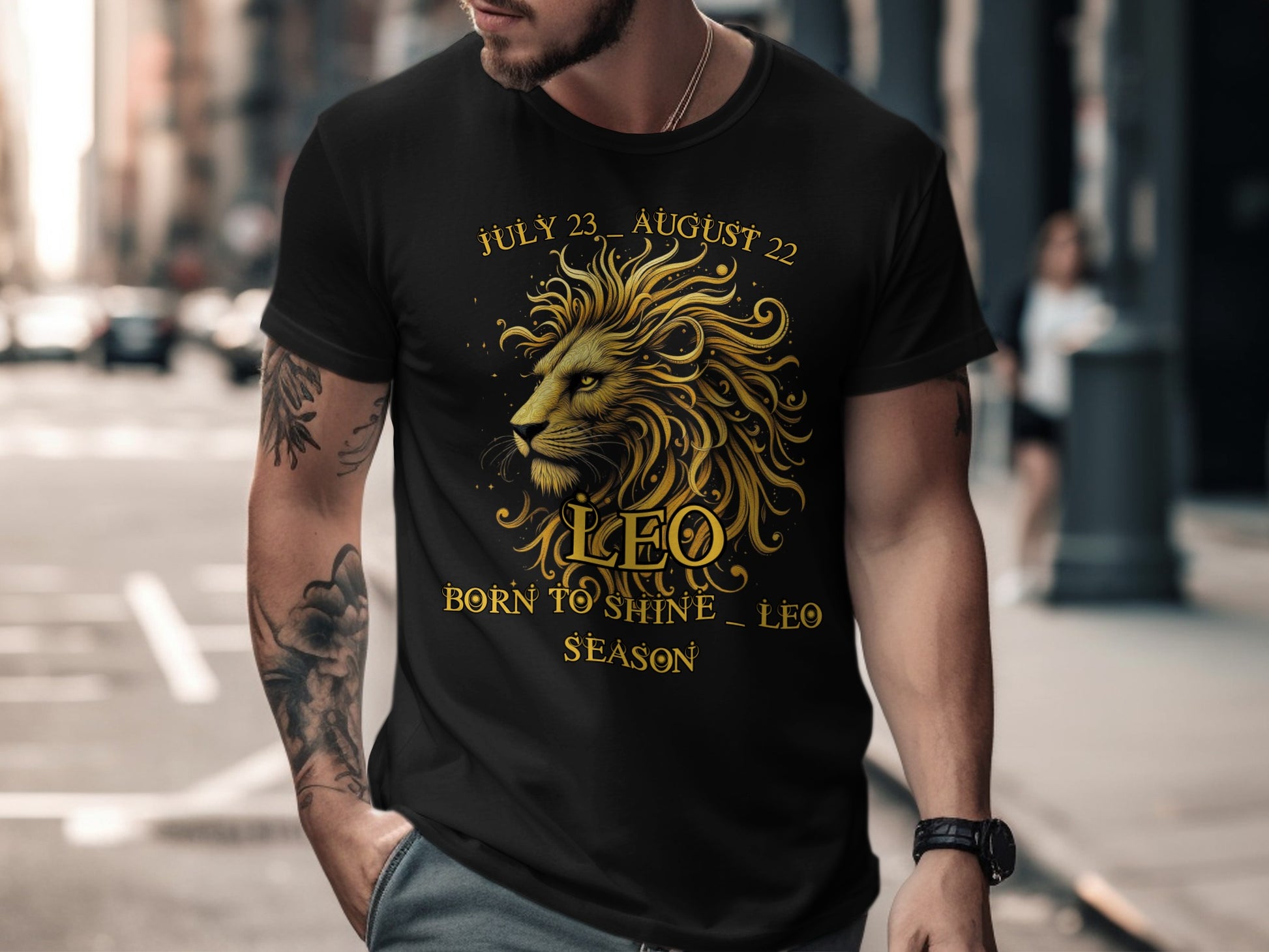 Leo Born To Shine Zodiac Season T-shirt