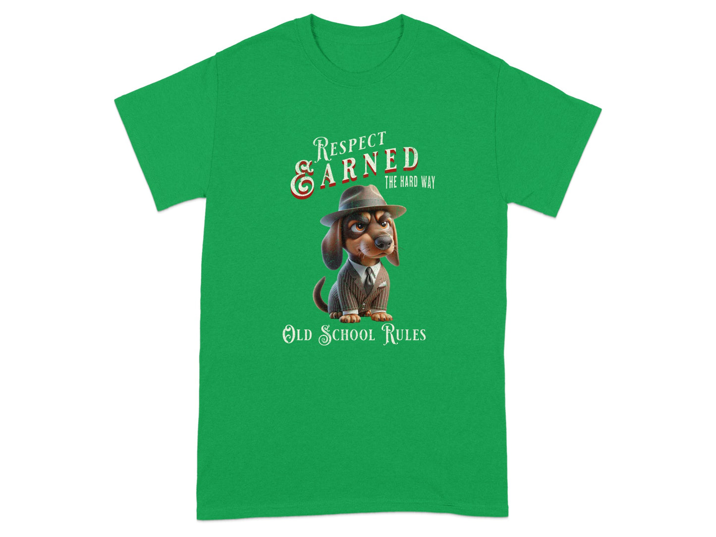 Respect Earned The Hard Way Old School Rules Dachshund Dog product type