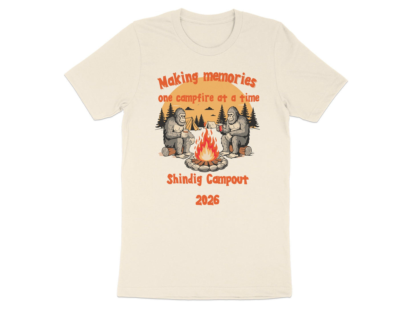 Making Memories One Campfire at a Time Shindig Campout T-shirt