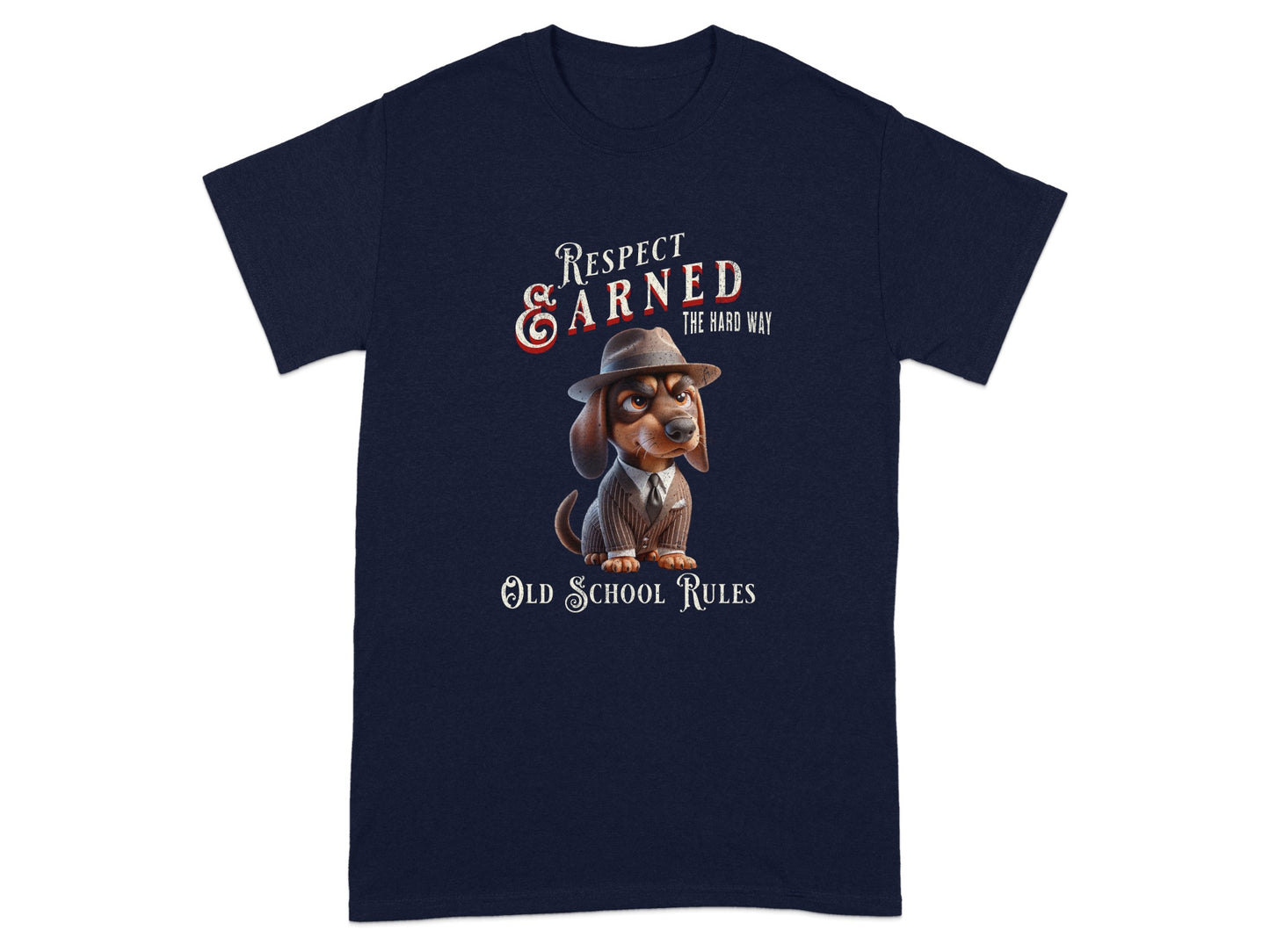 Dapper Dog Suit Respect & Earned The Hard Way Old School Rules product type
Dog
Dachshund
Suit
Fedora
Dapper
Respect
Earned
Hard Way
Old School
Rules
Dog Lover
Animal
Cartoon Dog
Vintage Style
Retro Design
Gangster Dog
Funny Dog
Graphic Tee
Apparel
Unique Design
