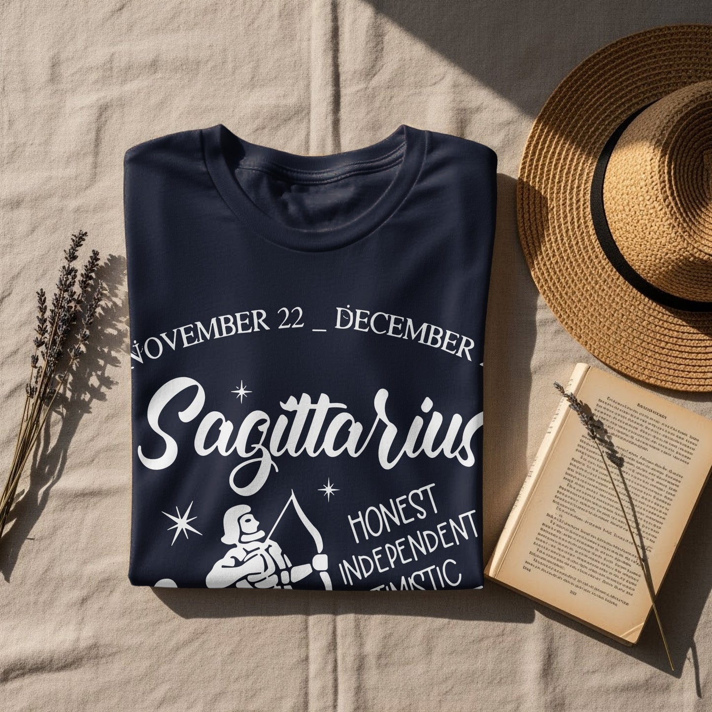 Sagittarius Horoscope Graphic Tee for Zodiac Lovers