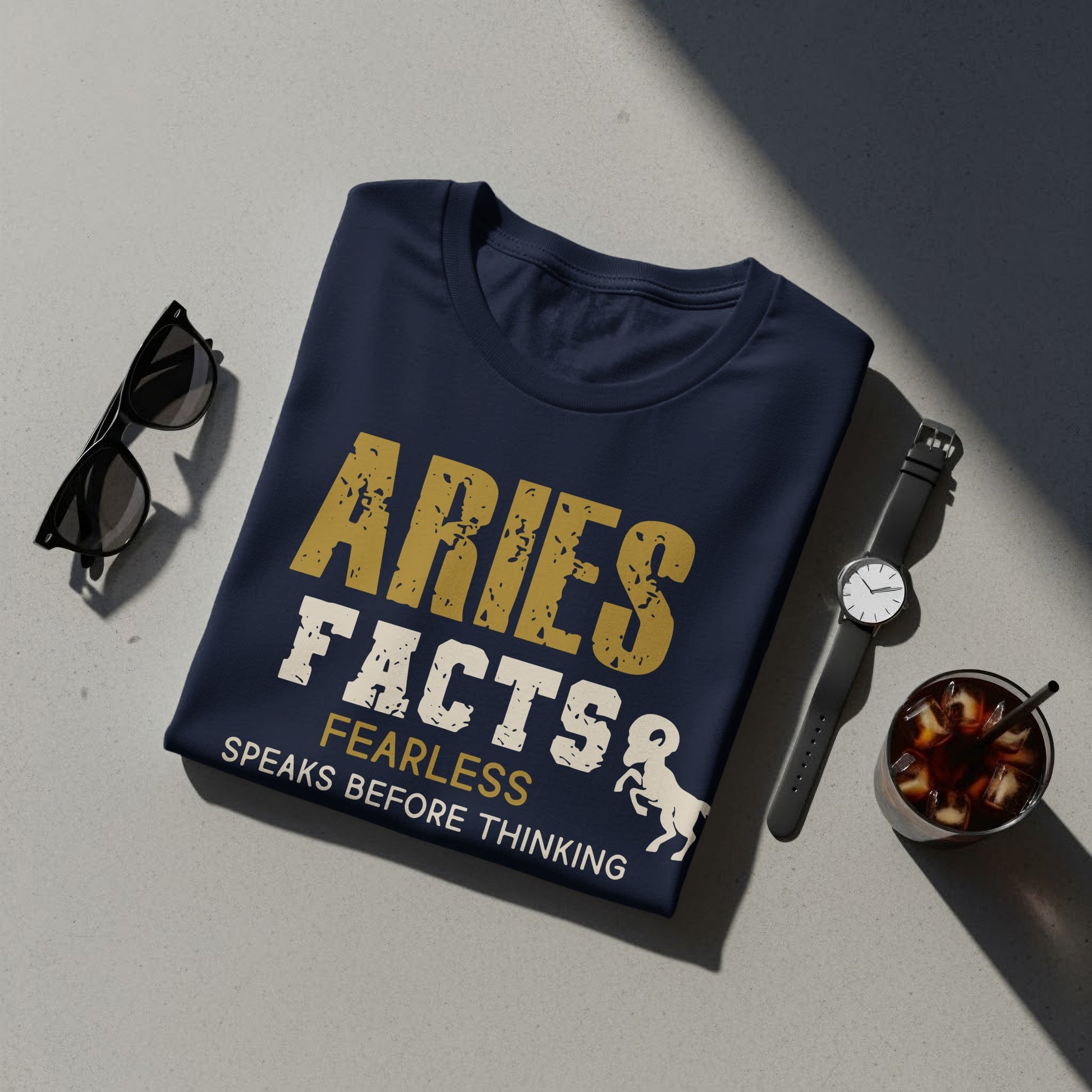 Aries Facts Fearless Speaks Before Thinking T-shirt