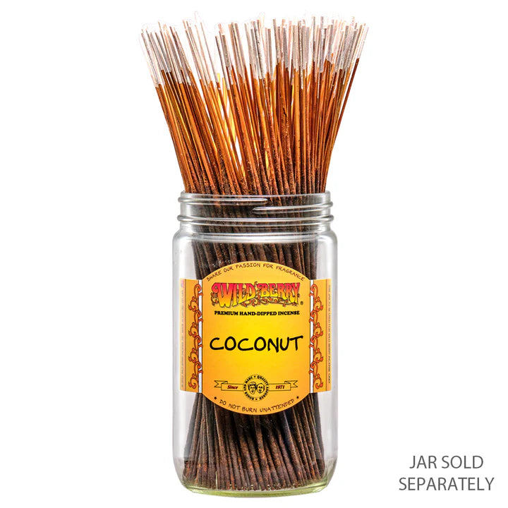 Coconut Incense 10 Sticks - Tropical Vanilla Aromatherapy | Friendly Finds