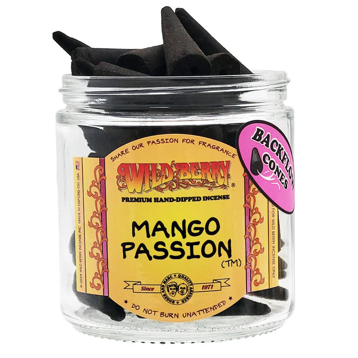 Backflow Incense Cones – 5 Pack (Mango Passion)