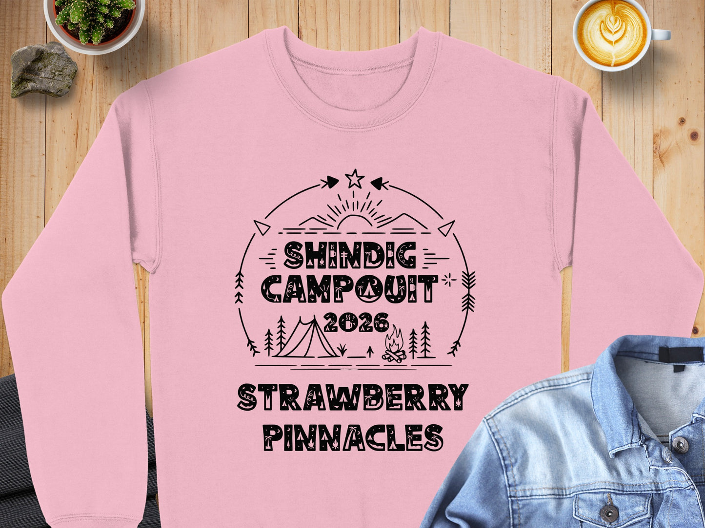 Shindig Campout 2026 Strawberry Pinnacles Sweatshirt