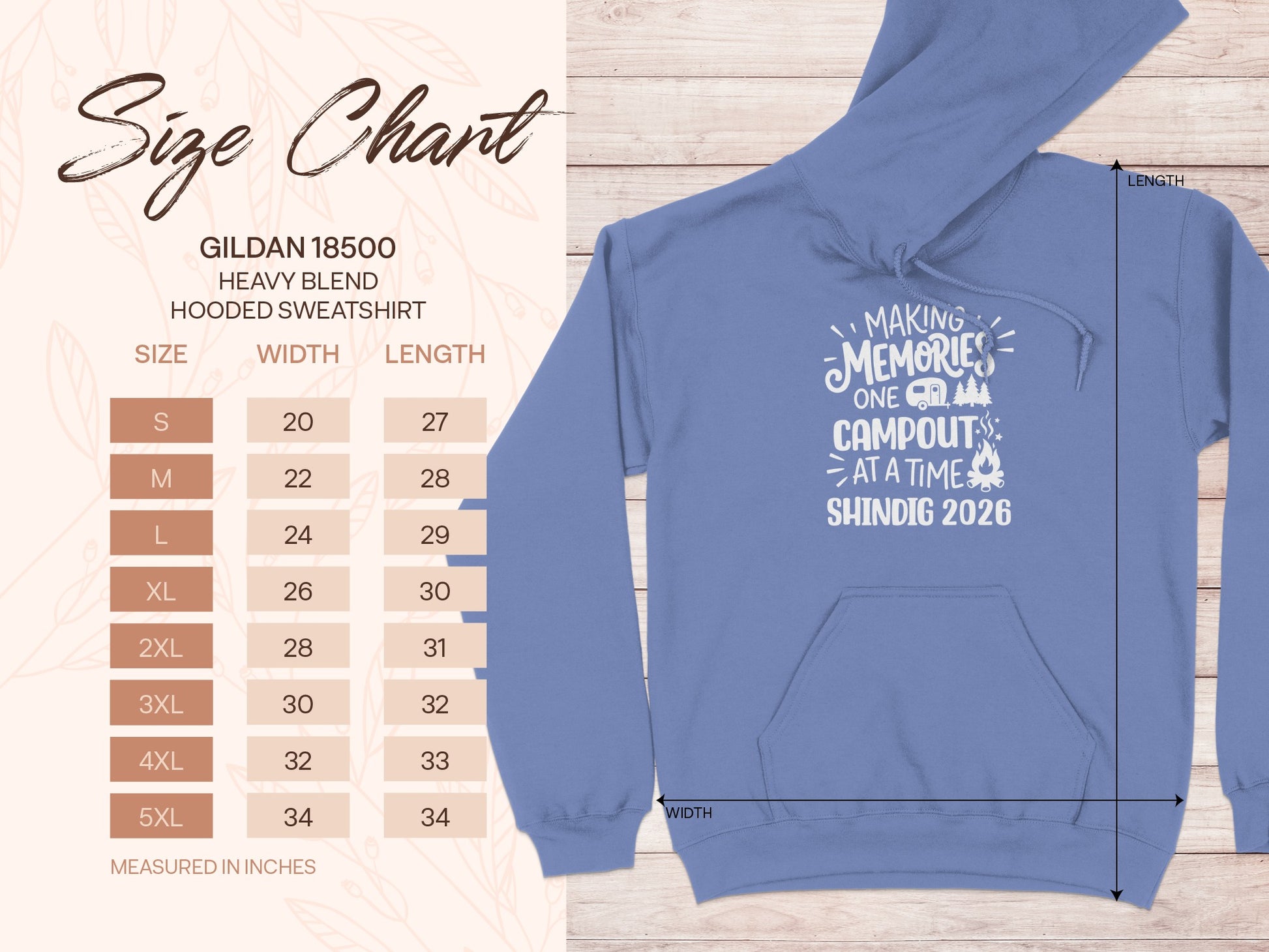 Making Memories One Campout at a Time Hooded Sweatshirt