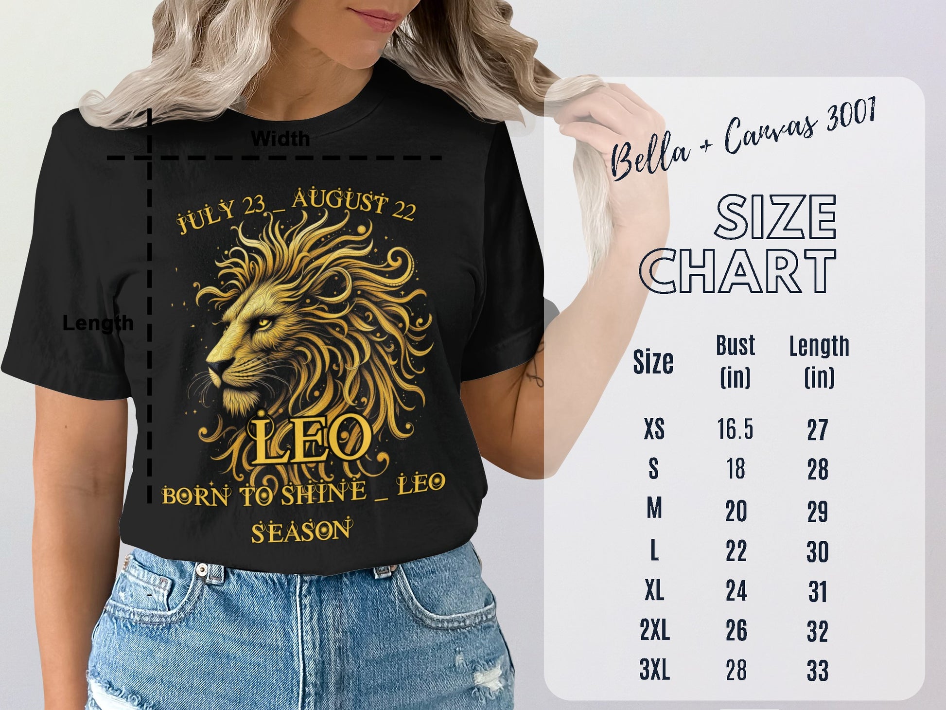 LEO Born to Shine Leo Season Graphic Tee