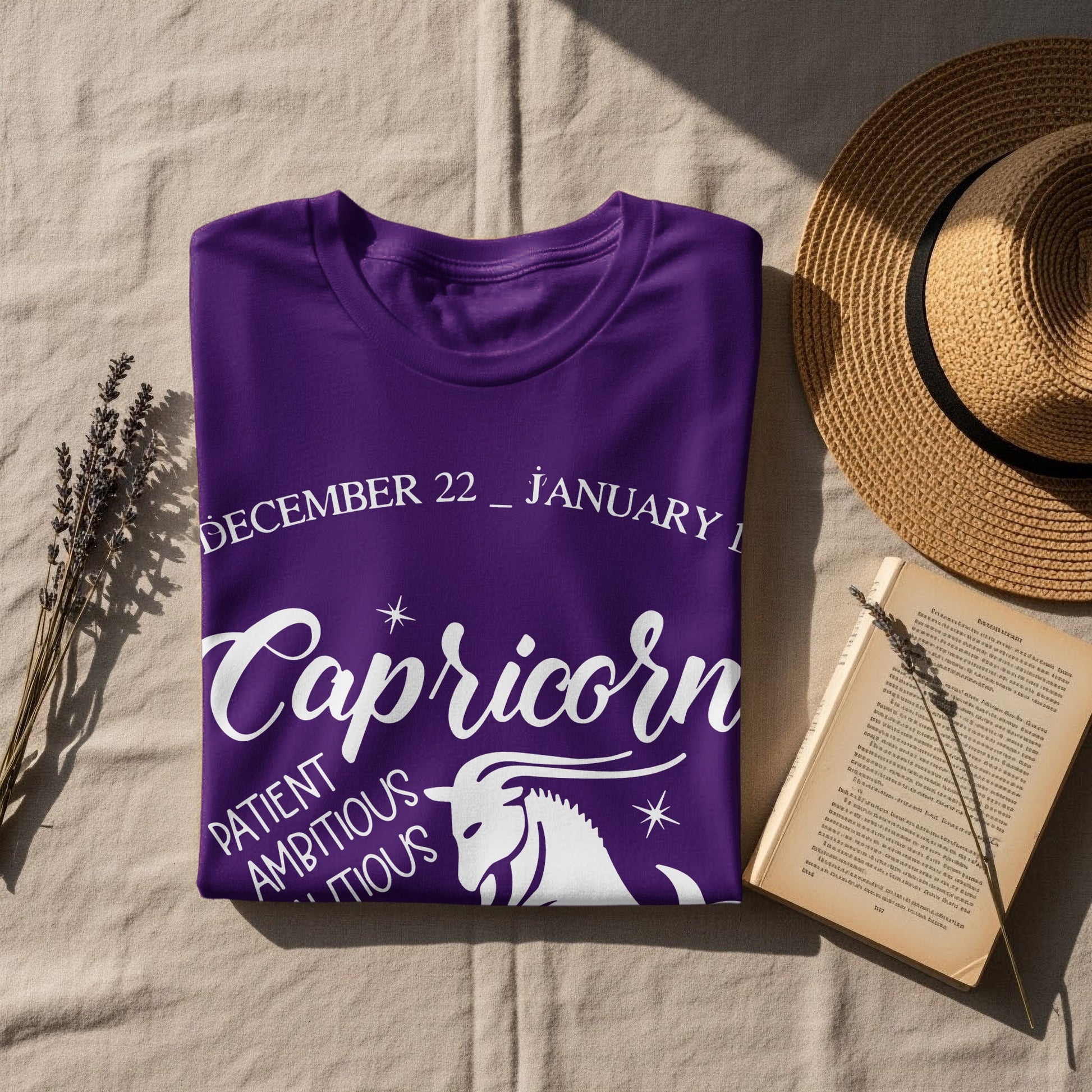 Capricorn Zodiac Sign T-Shirt Personalized Gift Item