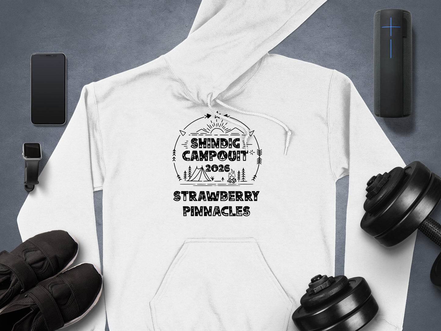 Shindig Campout 2023 Strawberry Pinnacles Hoodie
