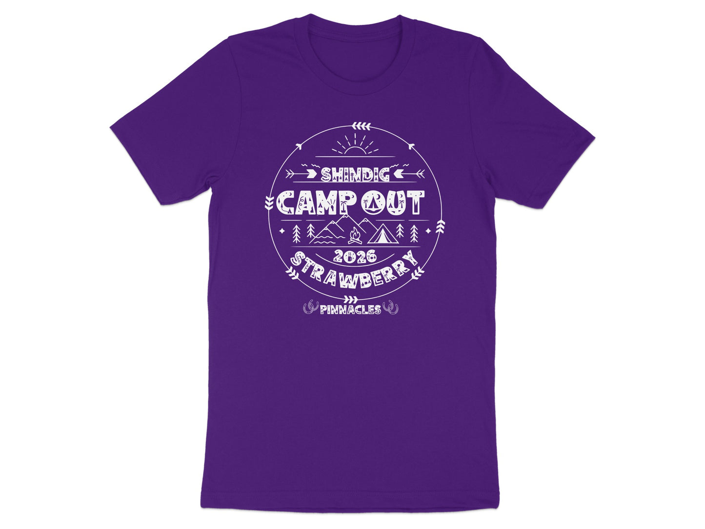 Shindig Campout 2026 Strawberry Pinnacles T-Shirt