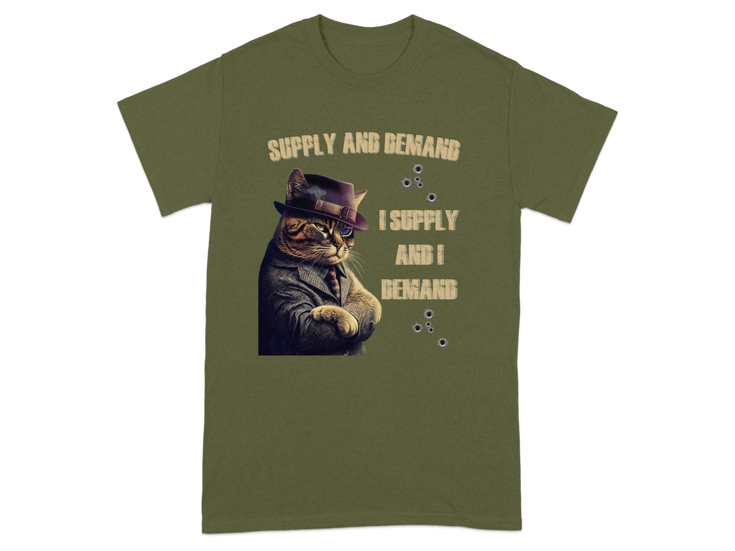 Boss Cat Supply And Demand Funny Feline Mafia product type