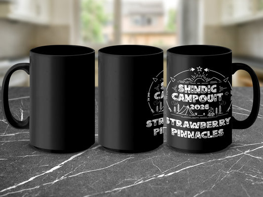 Shindig Campout 2020 Strawberry Pinnacles mug