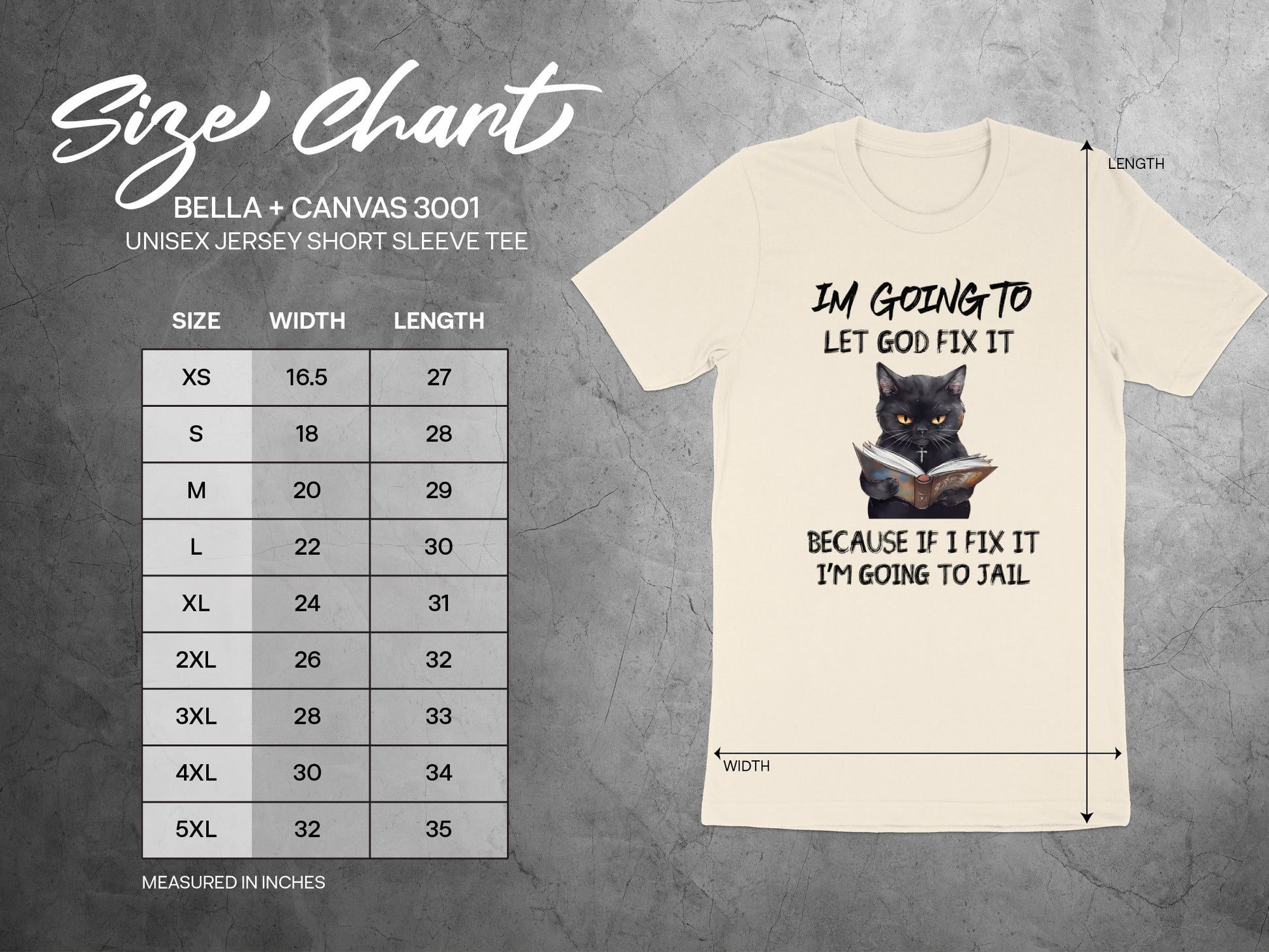 I'm Going To Let God Fix It Funny Cat T-Shirt