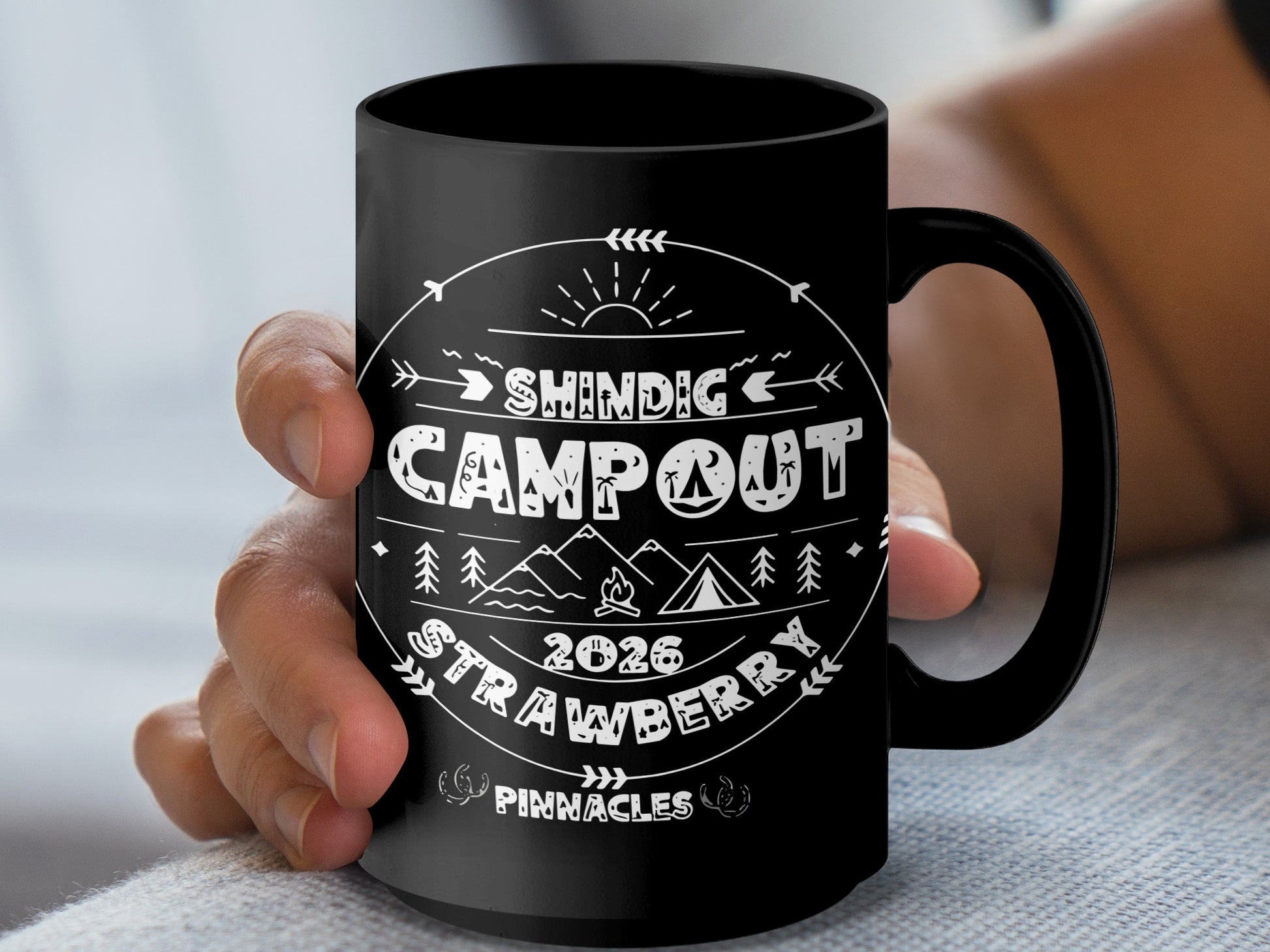 Shindig Campout 2026 Strawberry Pinnacles Mug