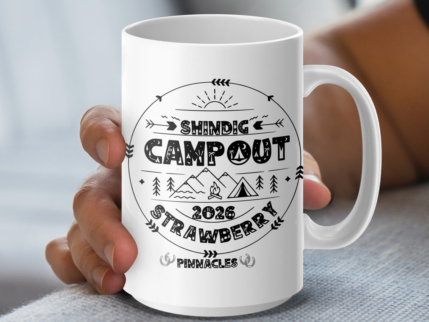 Shindig Campout 2026 Strawberry Pinnacles Mug