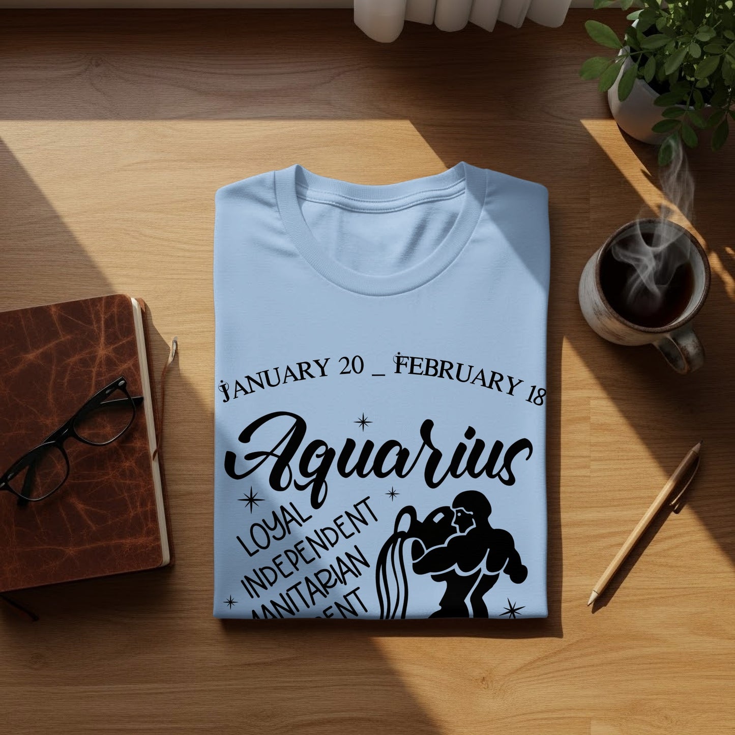 Aquarius Zodiac Sign January February Dates T-shirt