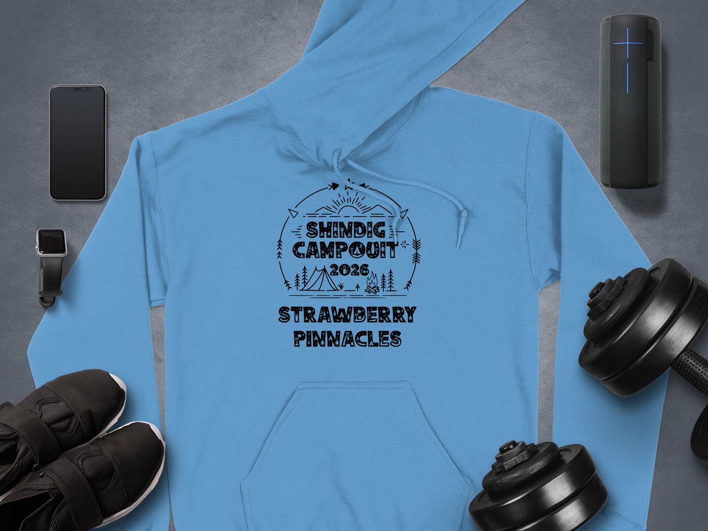 Shindig Campout 2028 Strawberry Pinnacles Hoodie