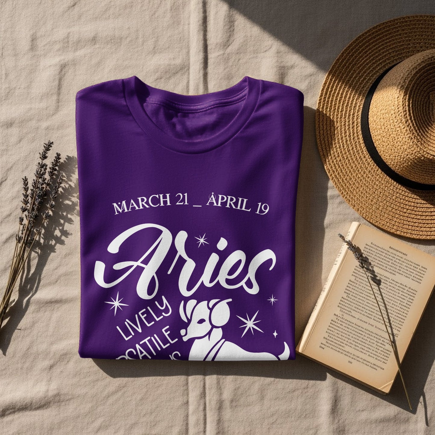 Aries Zodiac Sign March 21 to April 19 T-shirt