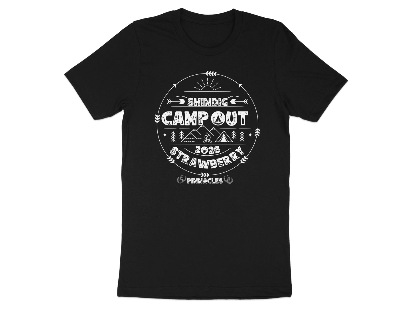 Shindig Campout 2026 Strawberry Pinnacles T-Shirt