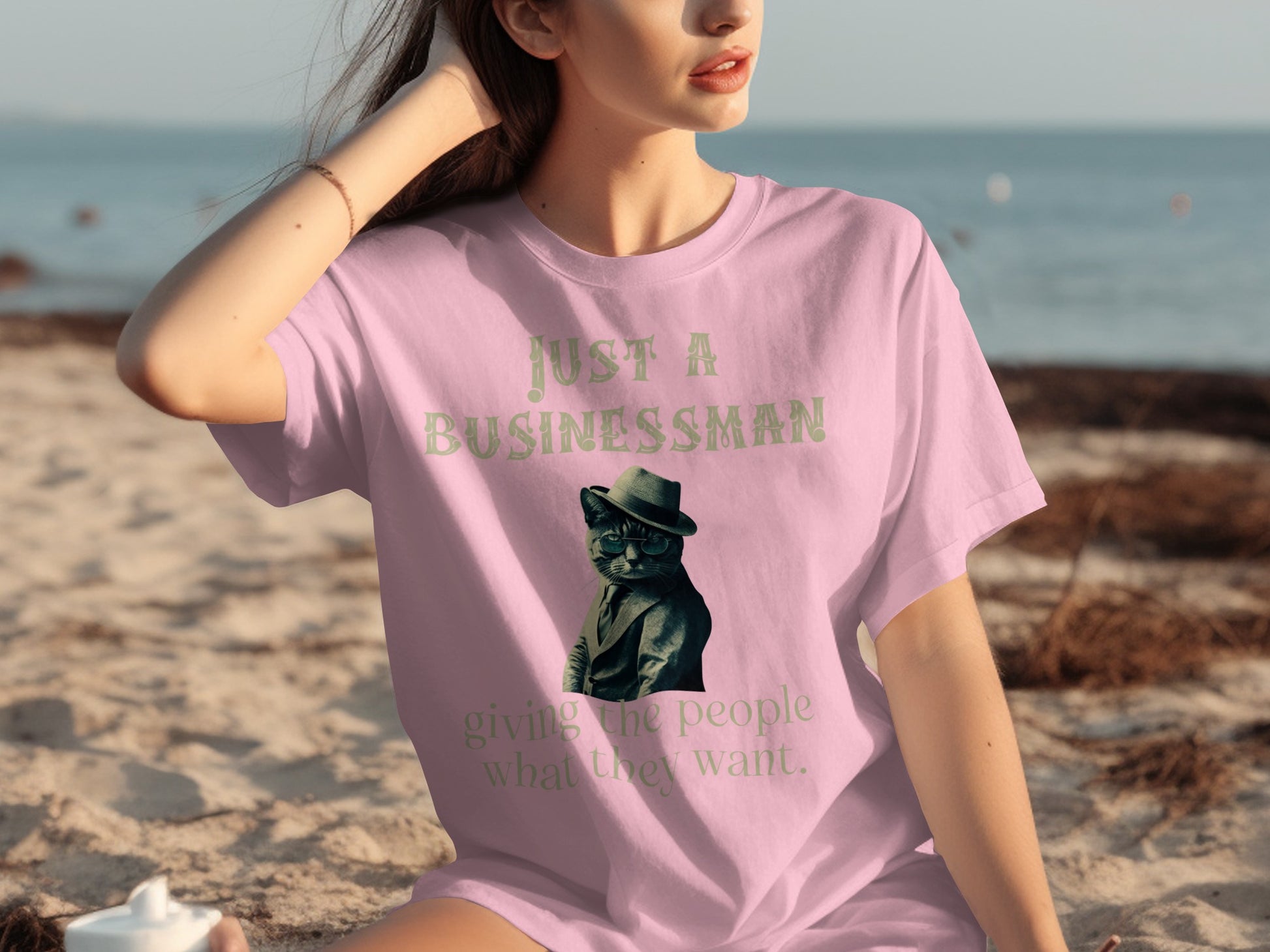 Just A Businessman Cat Giving People What They Want product type