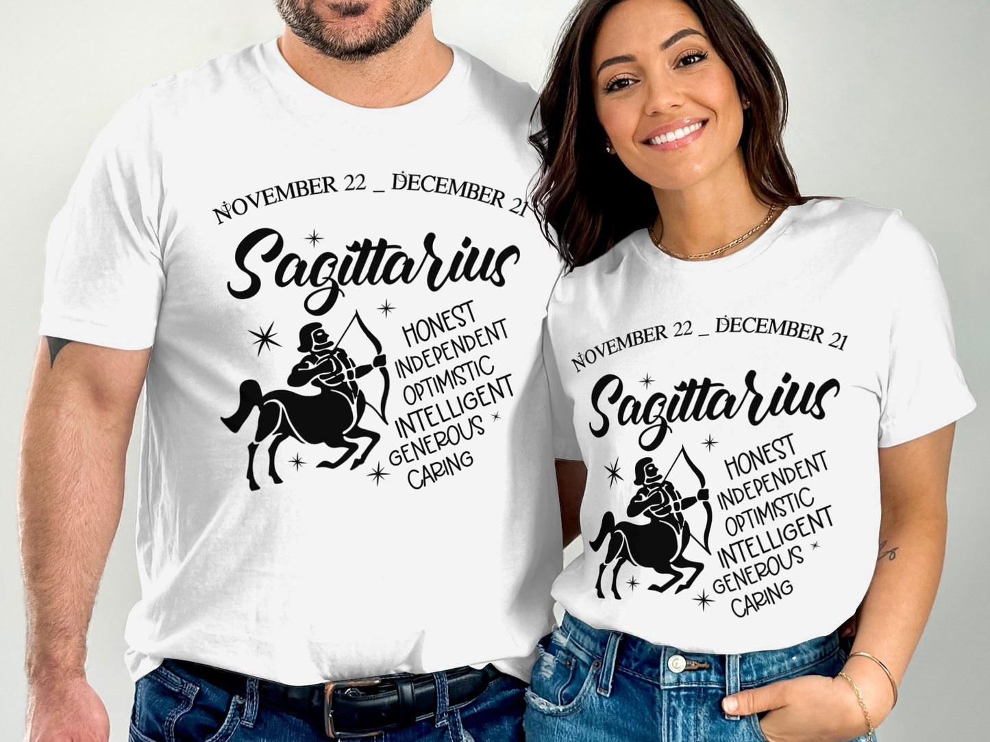 Sagittarius Zodiac Sign Graphic Tee Shirt Apparel
