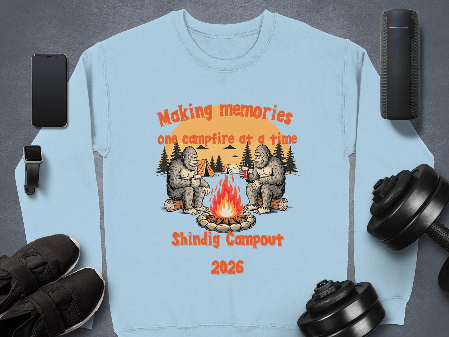 Making Memories One Campfire At A Time Shindig Campout Shirt