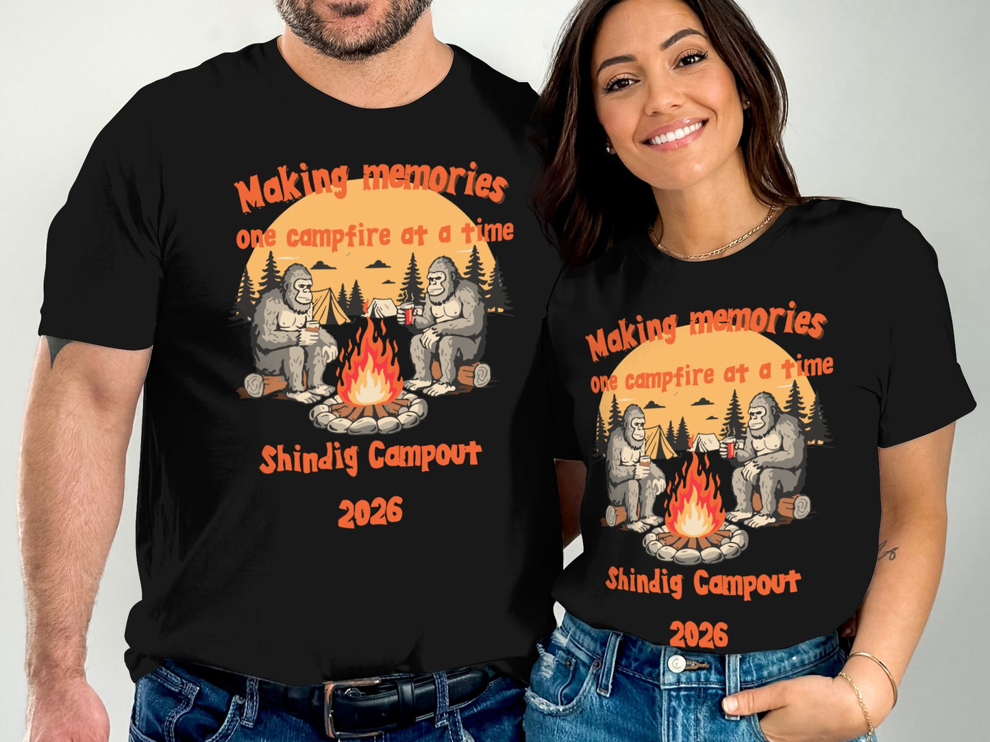 Making memories one campfire at a time Shindig Campout 2026 tee