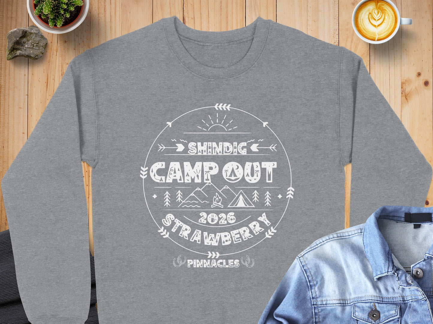 Shindig Camp Out 2026 Strawberry Pinnacles Sweater