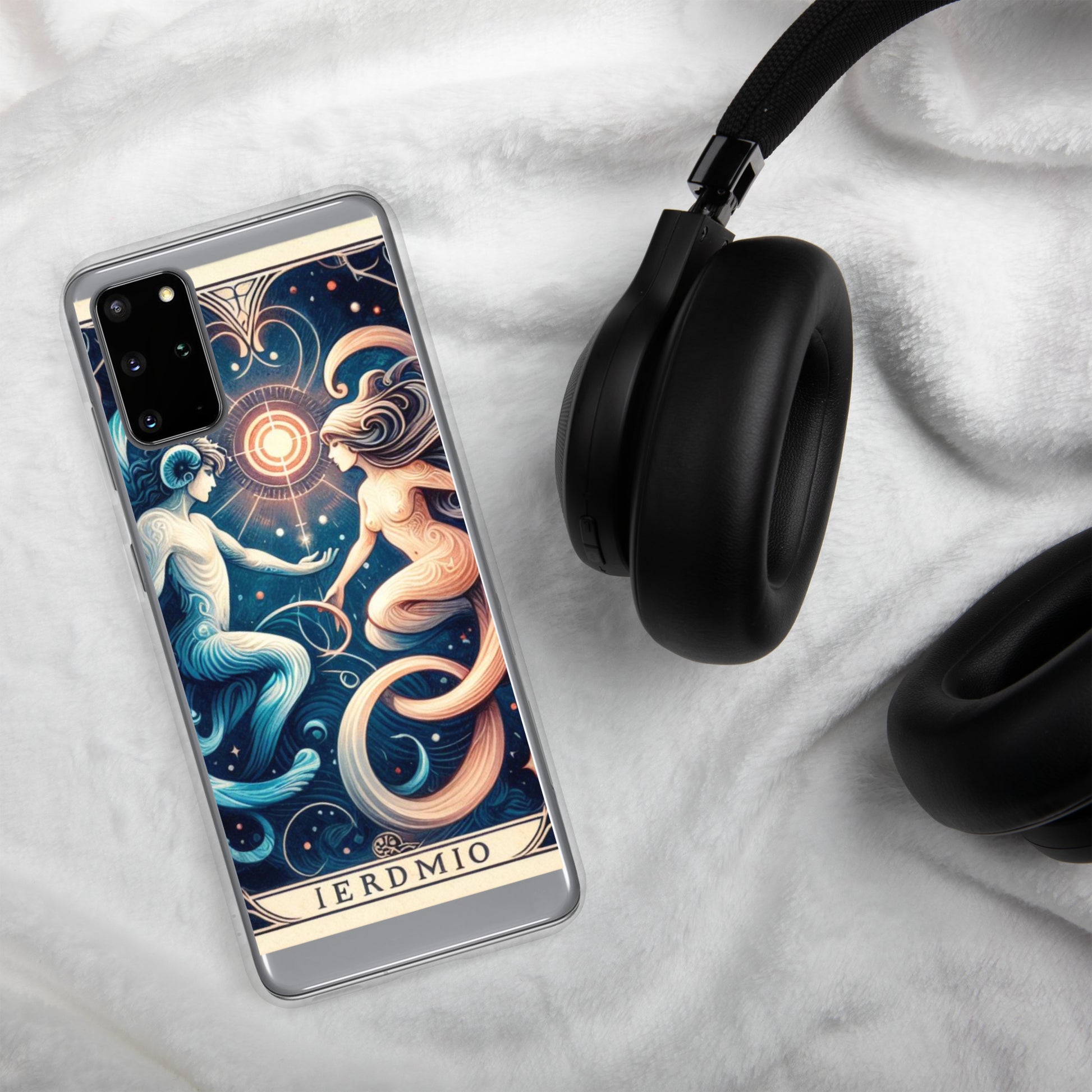 All 12 zodiac signs Samsung clear case with cosmic celestial design featuring Aries Taurus Gemini Cancer Leo Virgo Libra Scorpio Sagittarius Capricorn Aquarius Pisces astrology symbols
