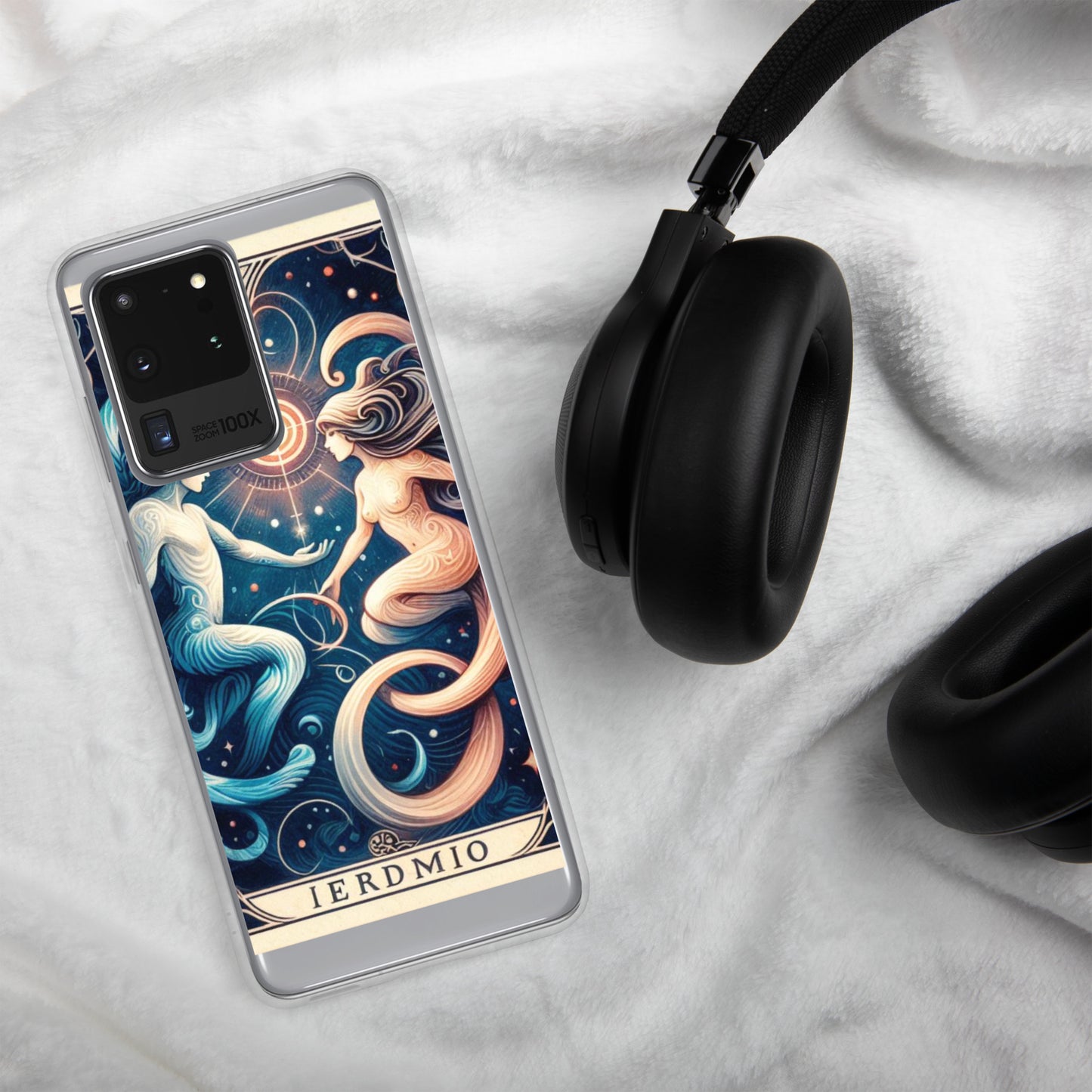 All 12 zodiac signs Samsung clear case with cosmic celestial design featuring Aries Taurus Gemini Cancer Leo Virgo Libra Scorpio Sagittarius Capricorn Aquarius Pisces astrology symbols
