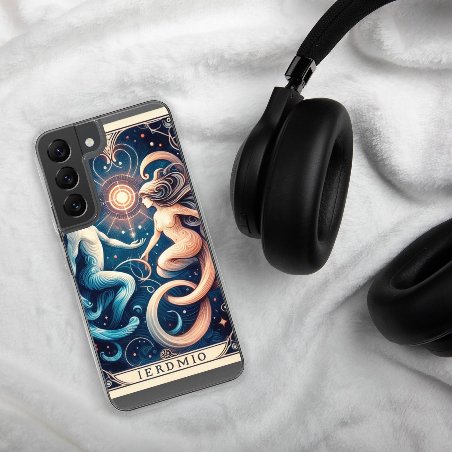 All 12 zodiac signs Samsung clear case with cosmic celestial design featuring Aries Taurus Gemini Cancer Leo Virgo Libra Scorpio Sagittarius Capricorn Aquarius Pisces astrology symbols
