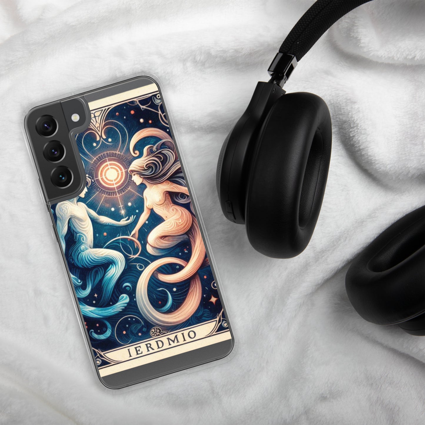 All 12 zodiac signs Samsung clear case with cosmic celestial design featuring Aries Taurus Gemini Cancer Leo Virgo Libra Scorpio Sagittarius Capricorn Aquarius Pisces astrology symbols
