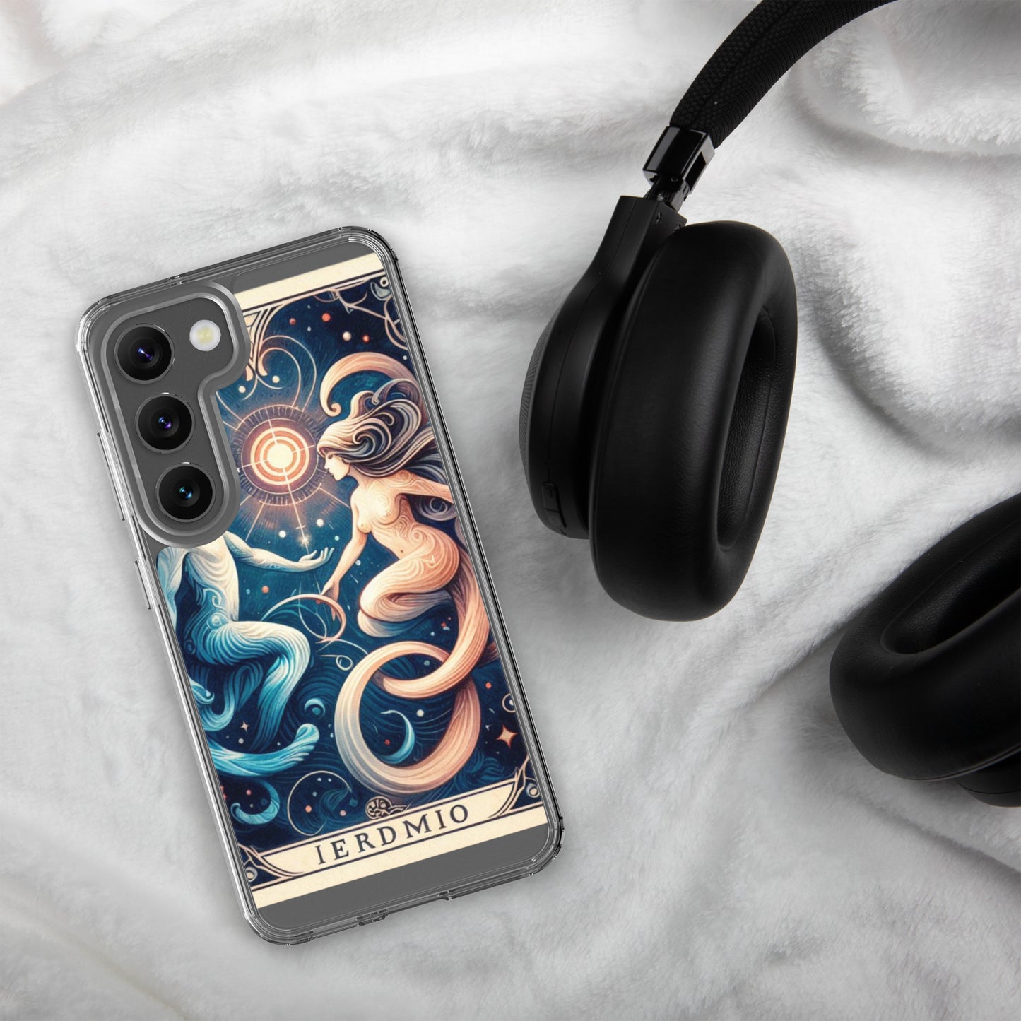 All 12 zodiac signs Samsung clear case with cosmic celestial design featuring Aries Taurus Gemini Cancer Leo Virgo Libra Scorpio Sagittarius Capricorn Aquarius Pisces astrology symbols
