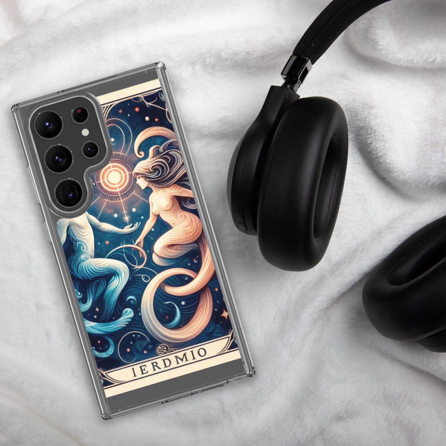 All 12 zodiac signs Samsung clear case with cosmic celestial design featuring Aries Taurus Gemini Cancer Leo Virgo Libra Scorpio Sagittarius Capricorn Aquarius Pisces astrology symbols
