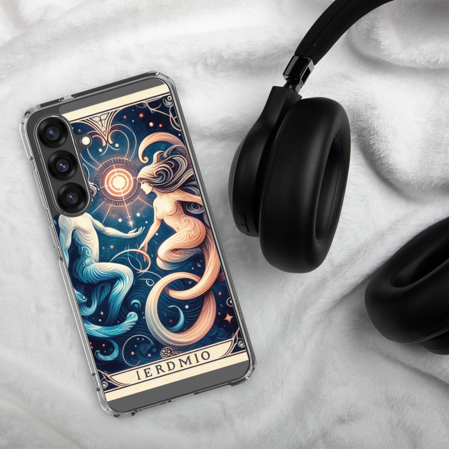 All 12 zodiac signs Samsung clear case with cosmic celestial design featuring Aries Taurus Gemini Cancer Leo Virgo Libra Scorpio Sagittarius Capricorn Aquarius Pisces astrology symbols
