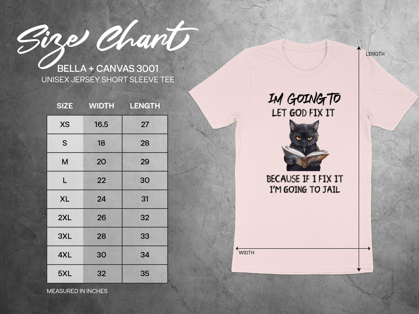 I'm Going To Let God Fix It Cat T-shirt