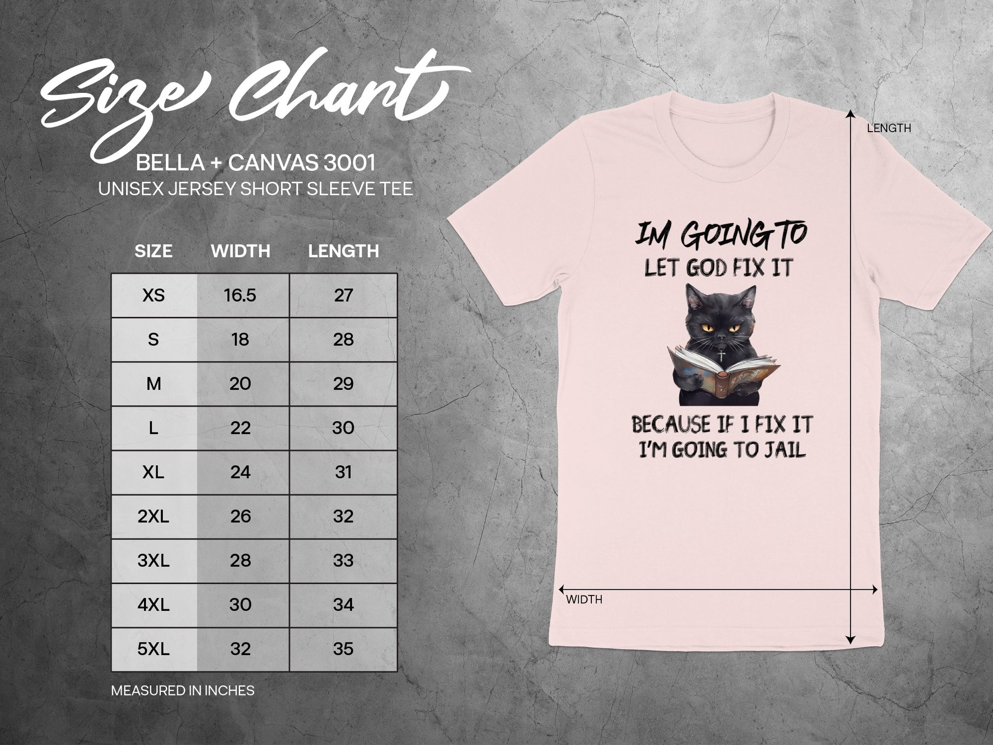 I'm Going To Let God Fix It Cat T-shirt